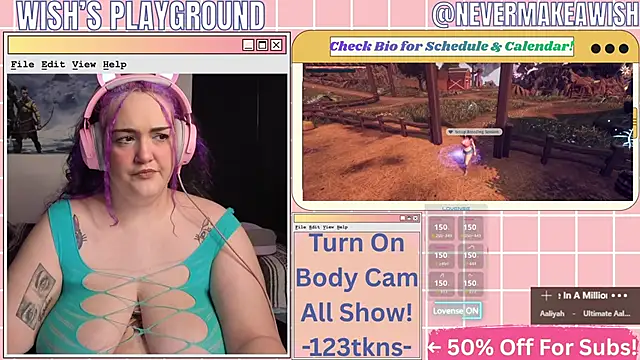 nevermakeawish online show from 17, 4, 2026