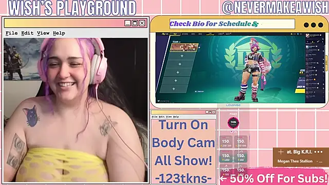 nevermakeawish online show from 19, 4, 2026