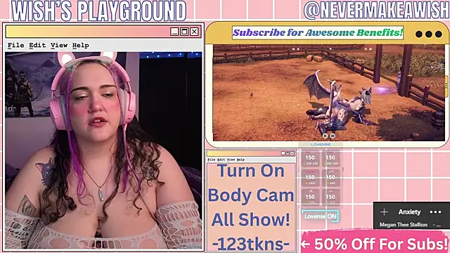 Snapshot of nevermakeawish chatting on 1, 5, 2026 nevermakeawish online show from 1, 5, 2026