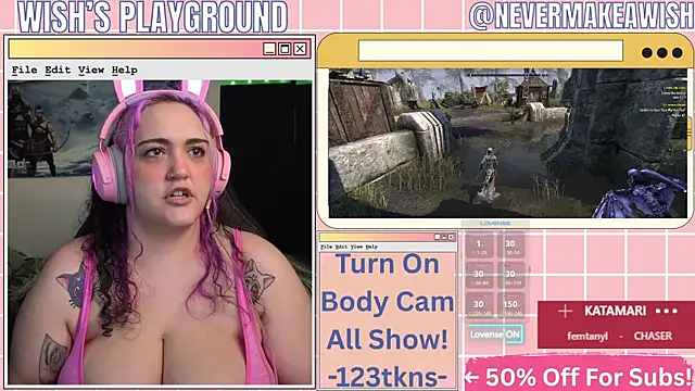 Snapshot of nevermakeawish chatting on 6, 5, 2026 nevermakeawish online show from 6, 5, 2026