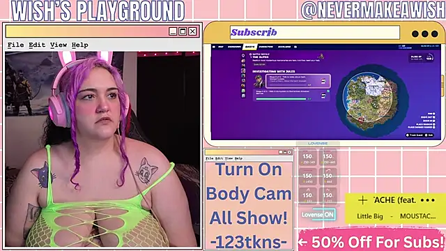 Snapshot of nevermakeawish chatting on 8, 5, 2026 nevermakeawish online show from 8, 5, 2026
