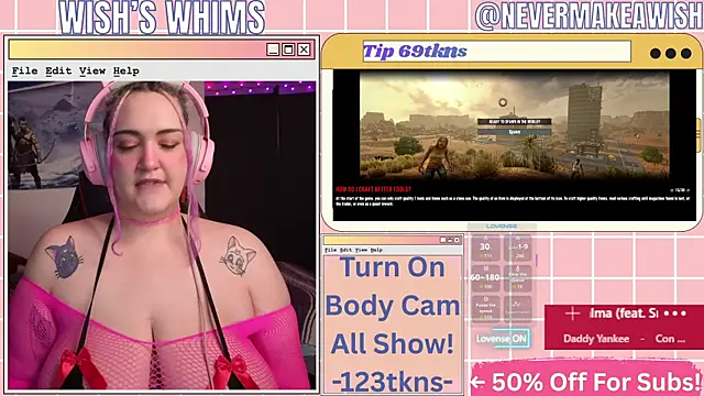 Snapshot of nevermakeawish chatting on 28, 5, 2026 nevermakeawish online show from 28, 5, 2026