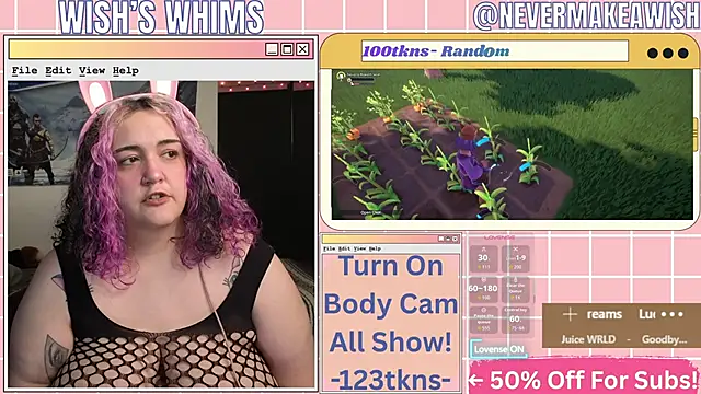 Snapshot of nevermakeawish chatting on 2, 6, 2026 nevermakeawish online show from 2, 6, 2026
