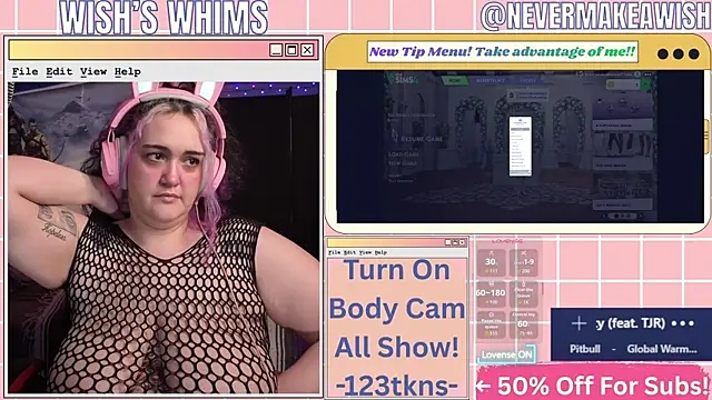 Snapshot of nevermakeawish chatting on 6, 6, 2026 nevermakeawish online show from 6, 6, 2026
