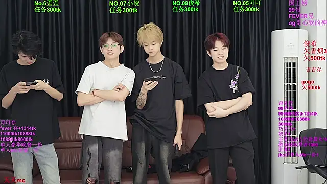 Beautifulboys-777 online show from 12, 6, 2026
