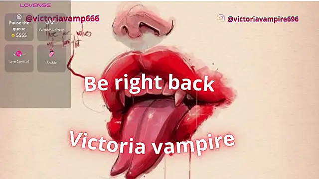 Victoriavampire666 online show from 23, 12, 2025