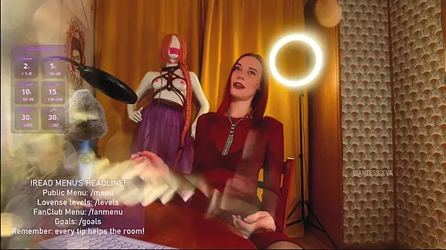 Snapshot of Giantess_Eva chatting on 30, 7, 2026 Giantess Eva online show from 30, 7, 2026