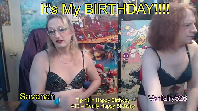 Savanah Banana  online show from 22, 5, 2026