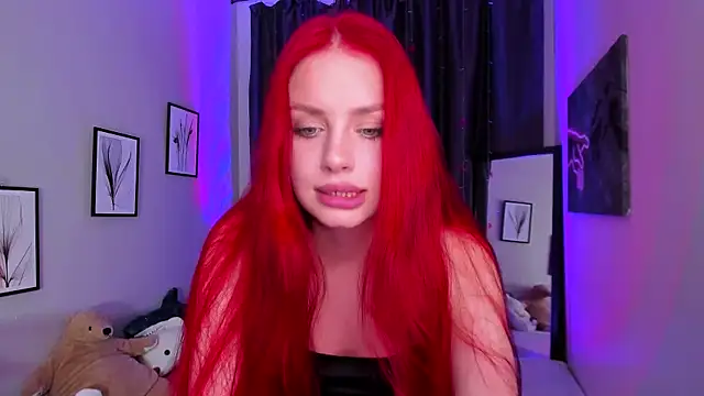 redhead ariel online show from 28, 11, 2025
