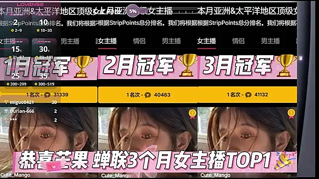 Cute Mango online show from 22, 6, 2026