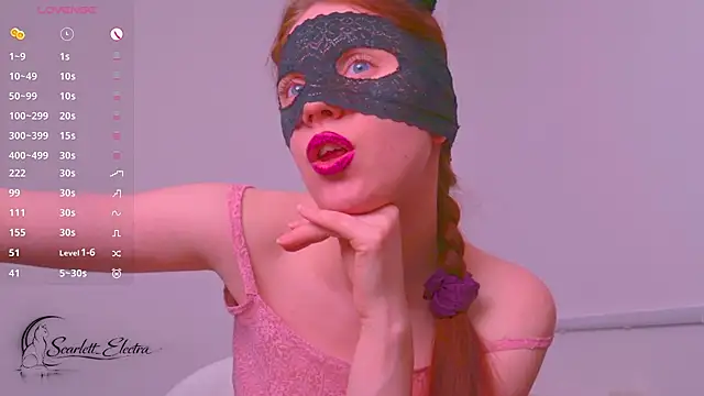 Scarlett Electra online show from 23, 6, 2026