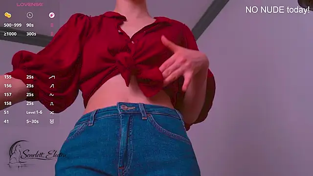 Scarlett Electra online show from 29, 6, 2026