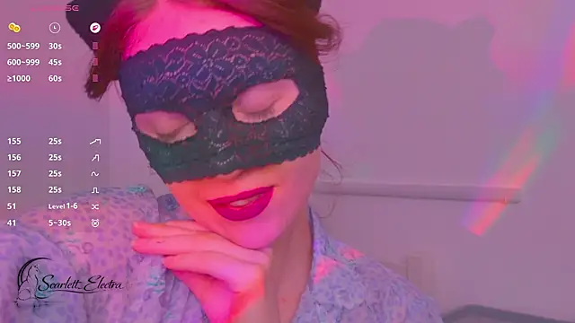 Scarlett Electra online show from 2, 7, 2026