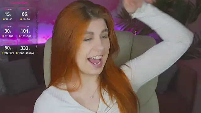 GingerPinky online show from 10, 1, 2026