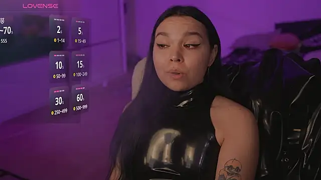 Dominatrix Alice online show from 11, 3, 2026