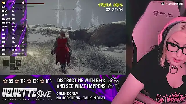 VelvetteSWE online show from 21, 6, 2026