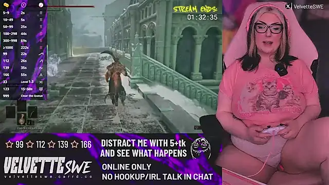 VelvetteSWE online show from 27, 6, 2026