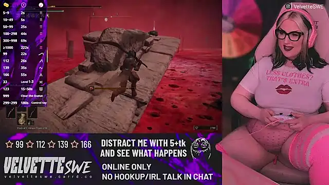 VelvetteSWE online show from 2, 7, 2026