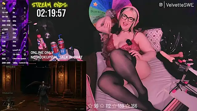 VelvetteSWE online show from 3, 7, 2026