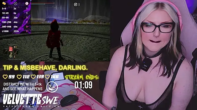 VelvetteSWE online show from 2, 8, 2026