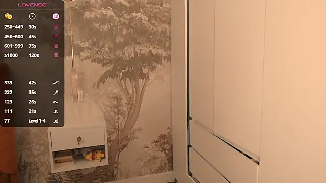 Hiaru Cutie online show from 1, 12, 2025