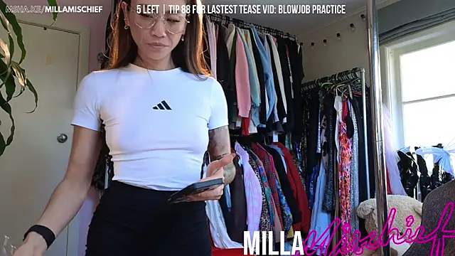 millamischief online show from 27, 7, 2026