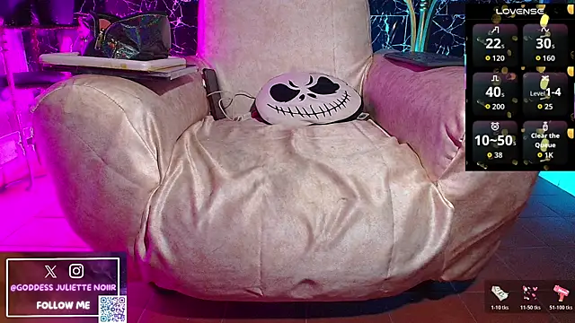 GoddessJulietteNoiir online show from 25, 4, 2026