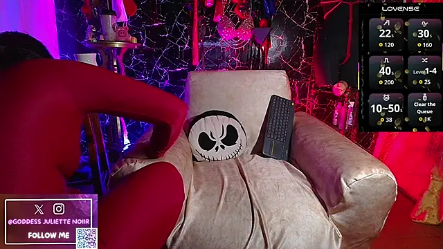 GoddessJulietteNoiir online show from 8, 6, 2026