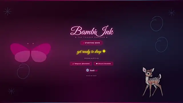 BambiInkXXX online show from 21, 4, 2026