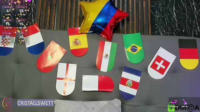 Cristall swett online show from 26, 6, 2026