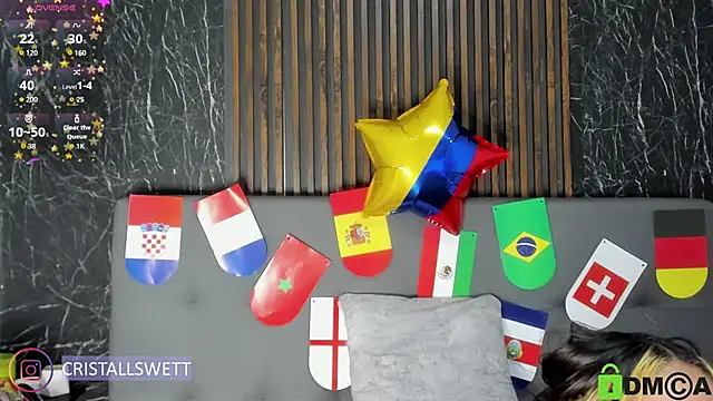 Cristall swett online show from 28, 6, 2026