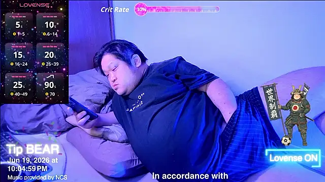 Snapshot of ChubbyBEAR039 chatting on 19, 6, 2026 ChubbyBEAR039 online show from 19, 6, 2026