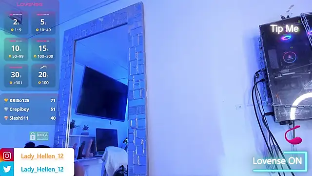 LADY HELLEN online show from 4, 3, 2025