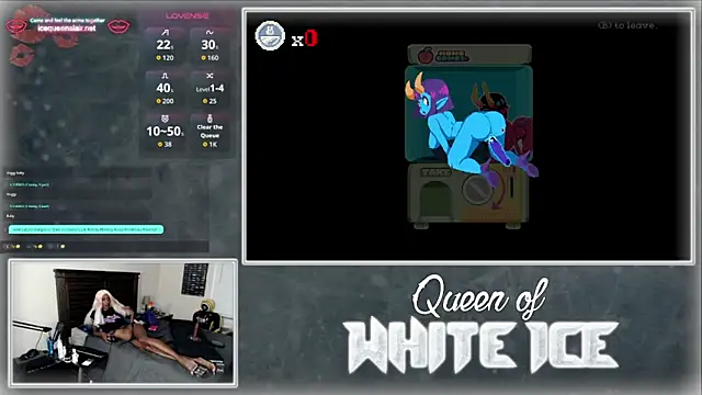 QueenofWhiteIce online show from 26, 3, 2026