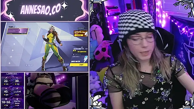 AnneSao online show from 9, 2, 2026