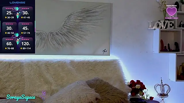 SorayaSapeca online show from 26, 3, 2026