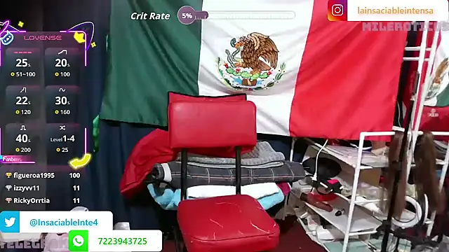 Snapshot of LaInsaciableIntensa chatting on 10, 9, 2025 LaInsaciableIntensa online show from 10, 9, 2025