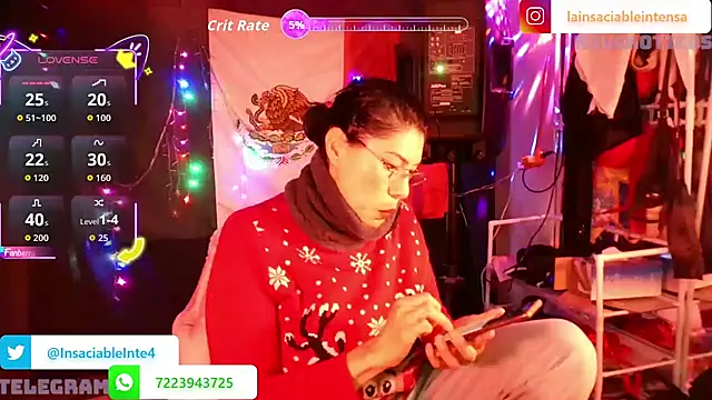 LaInsaciableIntensa online show from 23, 4, 2026