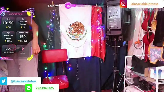Snapshot of LaInsaciableIntensa chatting on 3, 5, 2026 LaInsaciableIntensa online show from 3, 5, 2026