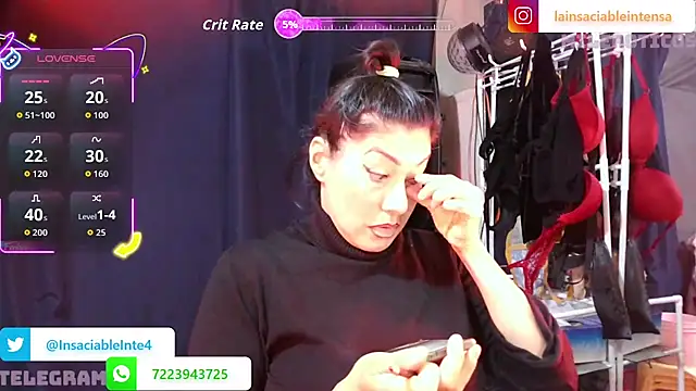 Snapshot of LaInsaciableIntensa chatting on 8, 5, 2026 LaInsaciableIntensa online show from 8, 5, 2026
