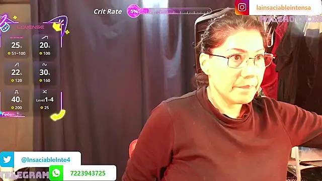 Snapshot of LaInsaciableIntensa chatting on 17, 5, 2026 LaInsaciableIntensa online show from 17, 5, 2026