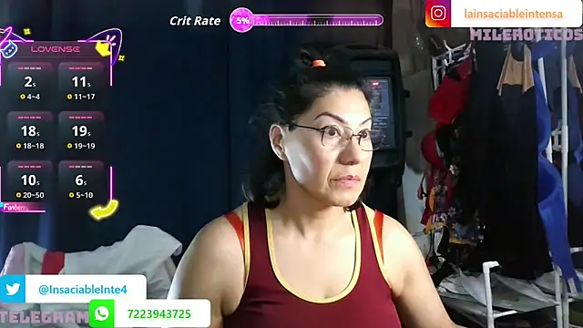Snapshot of LaInsaciableIntensa chatting on 21, 5, 2026 LaInsaciableIntensa online show from 21, 5, 2026