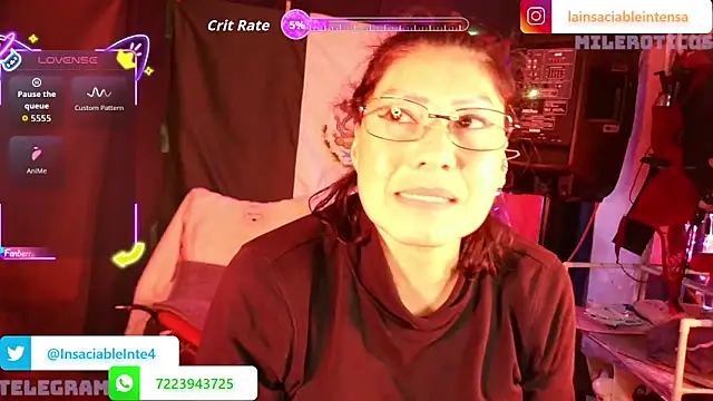 Snapshot of LaInsaciableIntensa chatting on 8, 6, 2026 LaInsaciableIntensa online show from 8, 6, 2026