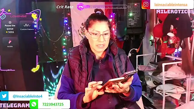 Snapshot of LaInsaciableIntensa chatting on 14, 6, 2026 LaInsaciableIntensa online show from 14, 6, 2026