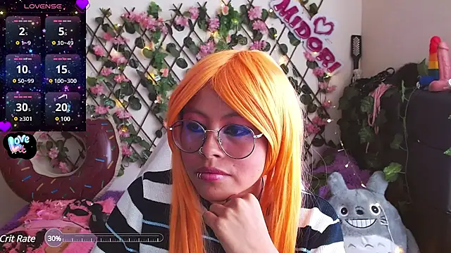 MidoriQuiinn online show from 25, 1, 2025