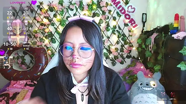 MidoriQuiinn online show from 28, 1, 2025