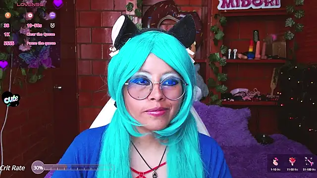 MidoriQuiinn online show from 11, 3, 2025