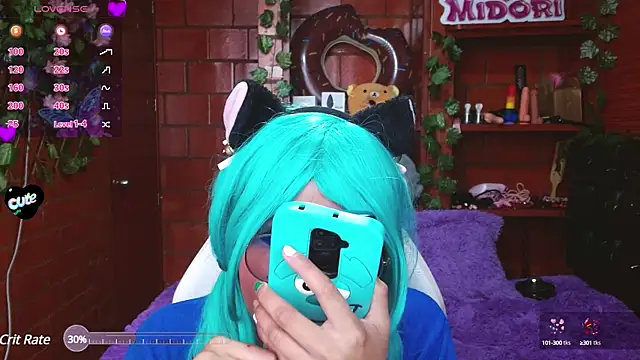 MidoriQuiinn online show from 11, 3, 2025