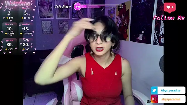 Abysparadise online show from 21, 9, 2025