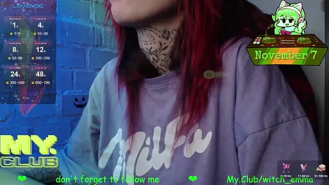 Witch Emma online show from 7, 11, 2025